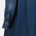 Chemises Denim-Hemd Prada Bleu Femme