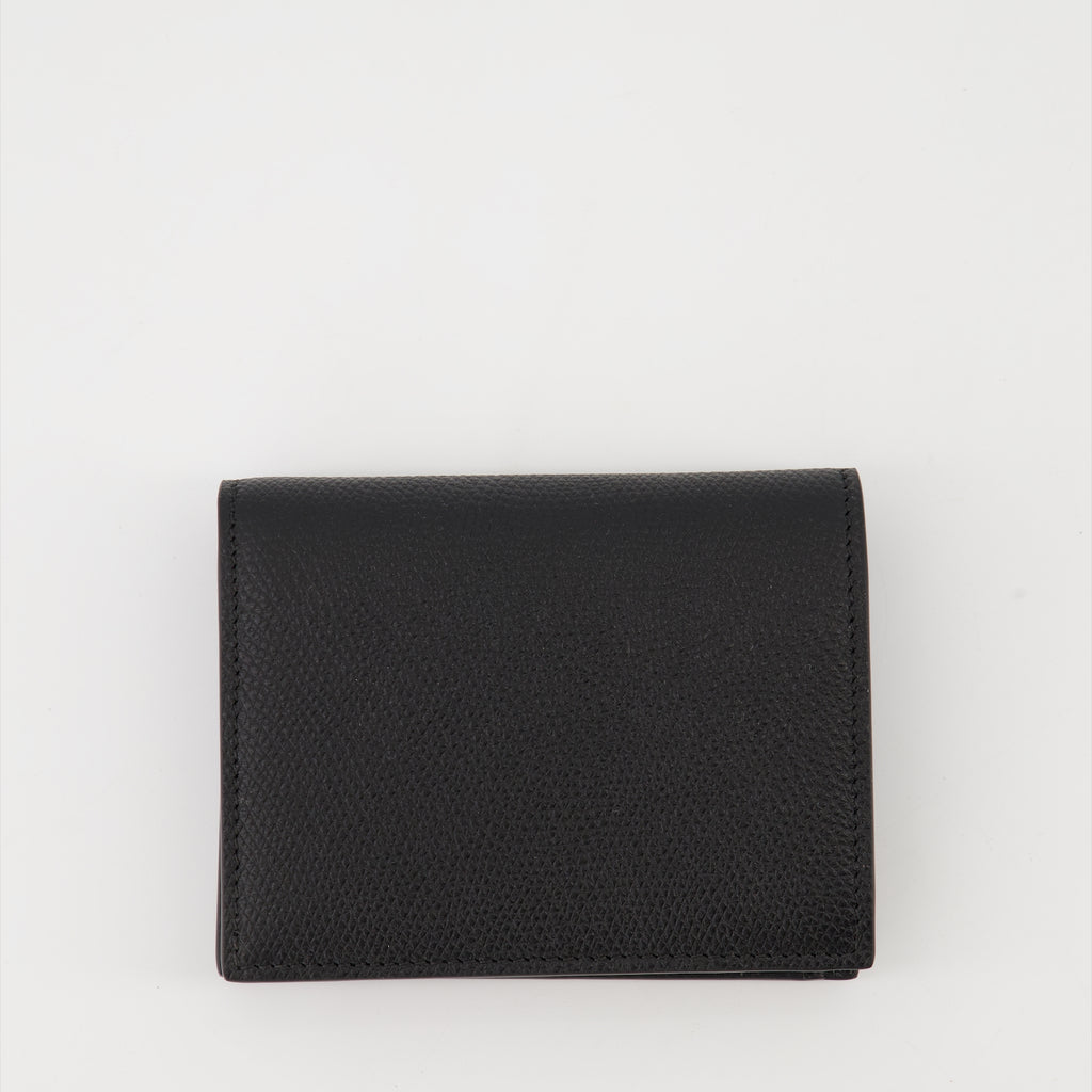 スモールレザーグッズ Portefeuille VLogo Signature Valentino Garavani 黒 Femme