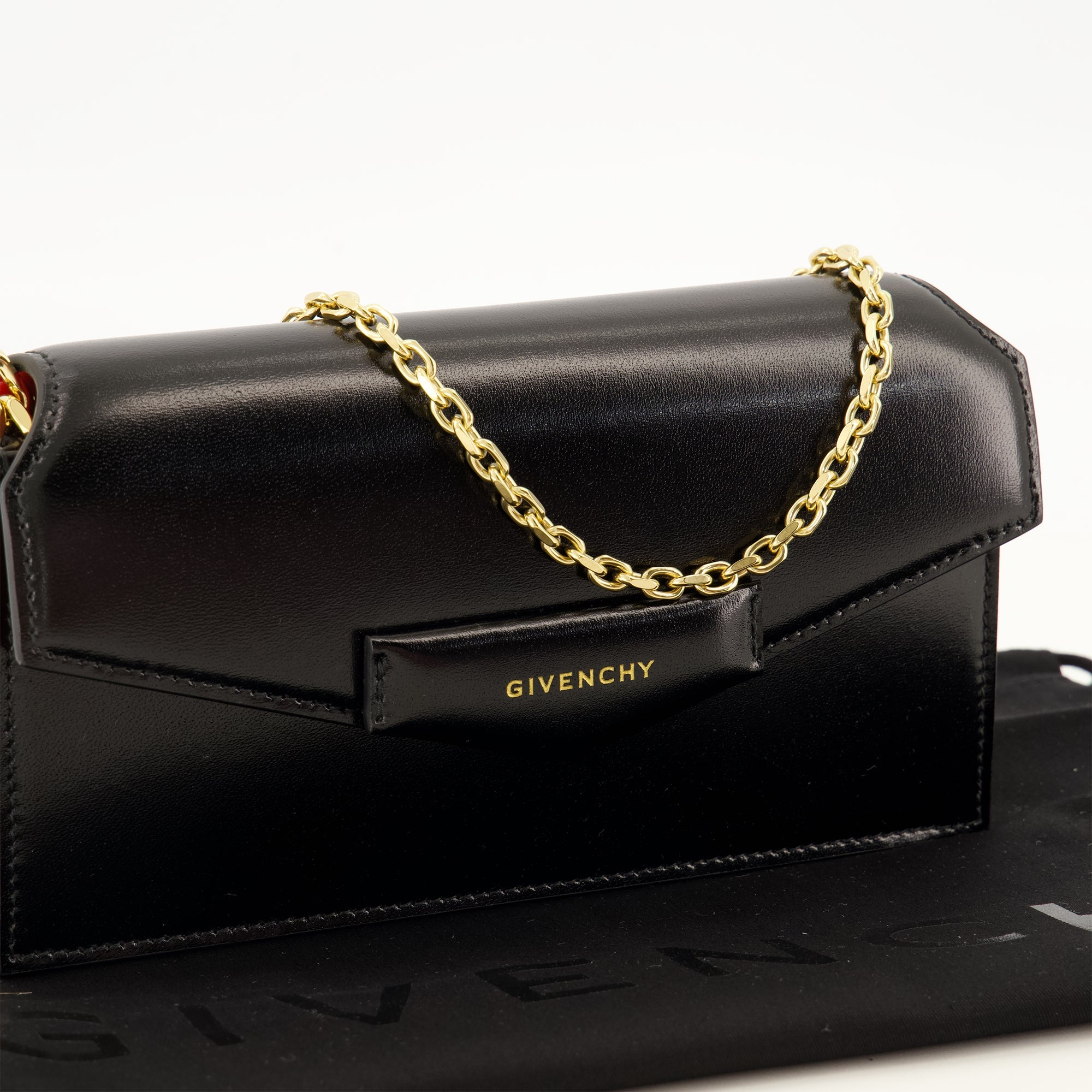 Sacs bandoulière Bolso de Piel Negra Antigona Givenchy Noir Femme