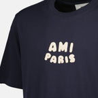 Image de l'article T-shirt patch Ami Paris de la marque Ami PARIS pour Unisex - Saison Printemps-Été 2025 - Vue détaillée_5