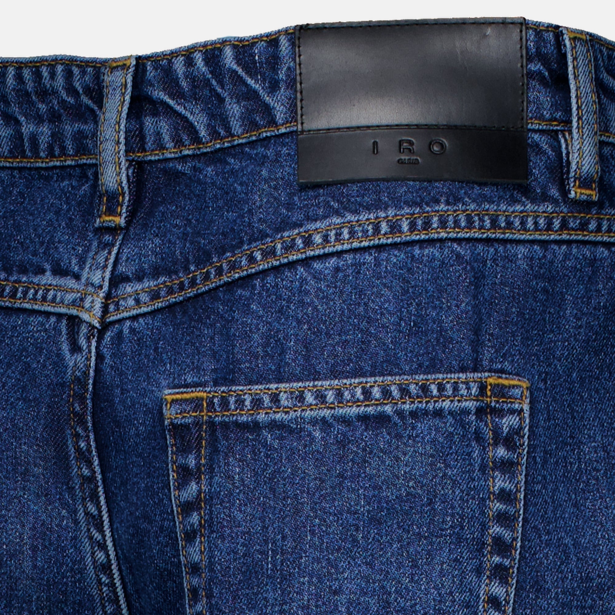 Pantalons Jeans Fluid in Denim Blu Scuro Iro Bleu foncé Femme