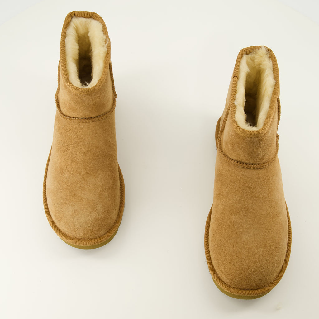 Bottines Botas Classic Mini II Marrón Ugg Marron Femme