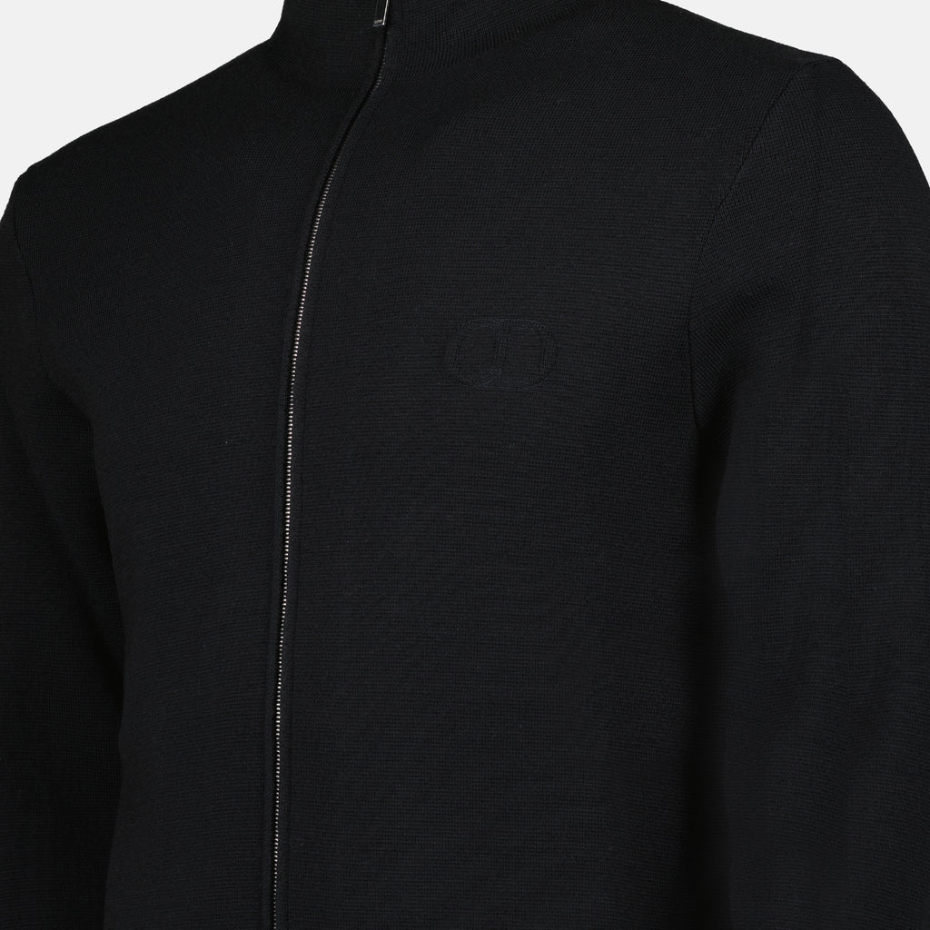 Vestes Pull en laine Dior Noir Homme