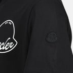 T-shirt T-shirt con logo Moncler Nero Uomini