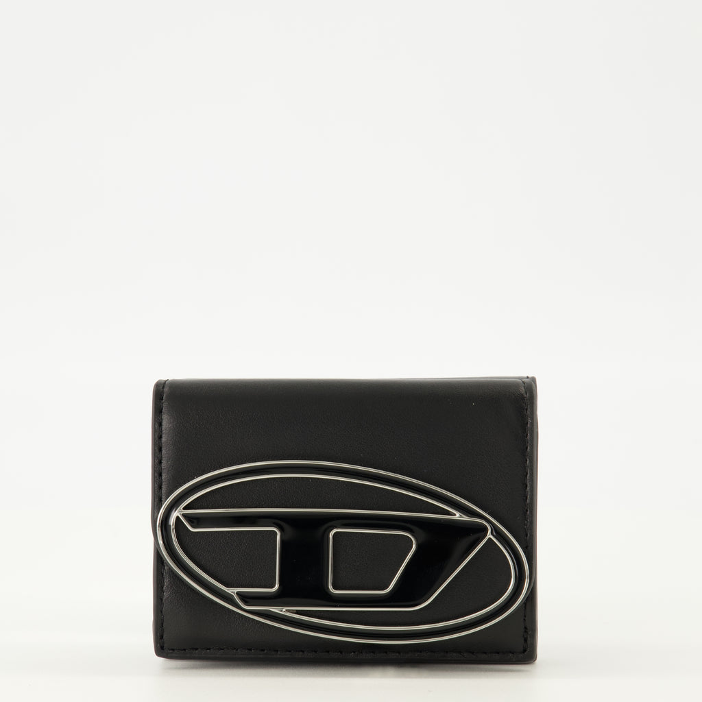 ディーゼルの女性用1DR黒財布の画像 - 春夏2026 - 前面ビュー