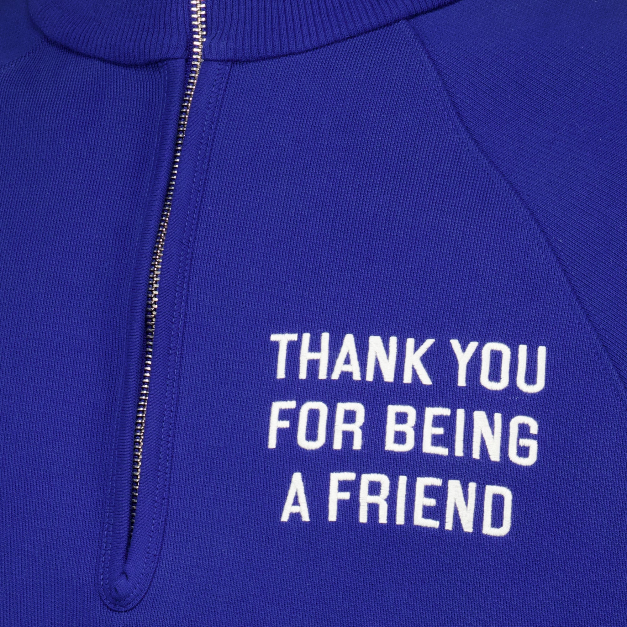 Sweatshirts Sudadera Azul de Algodón con Cierre Ami PARIS Bleu foncé Unisexe