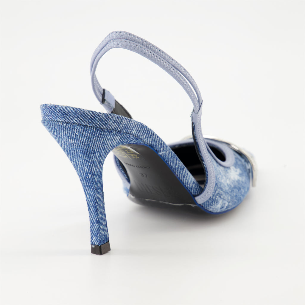 Escarpins Escarpins D-Venus en jean Diesel Bleu Femme