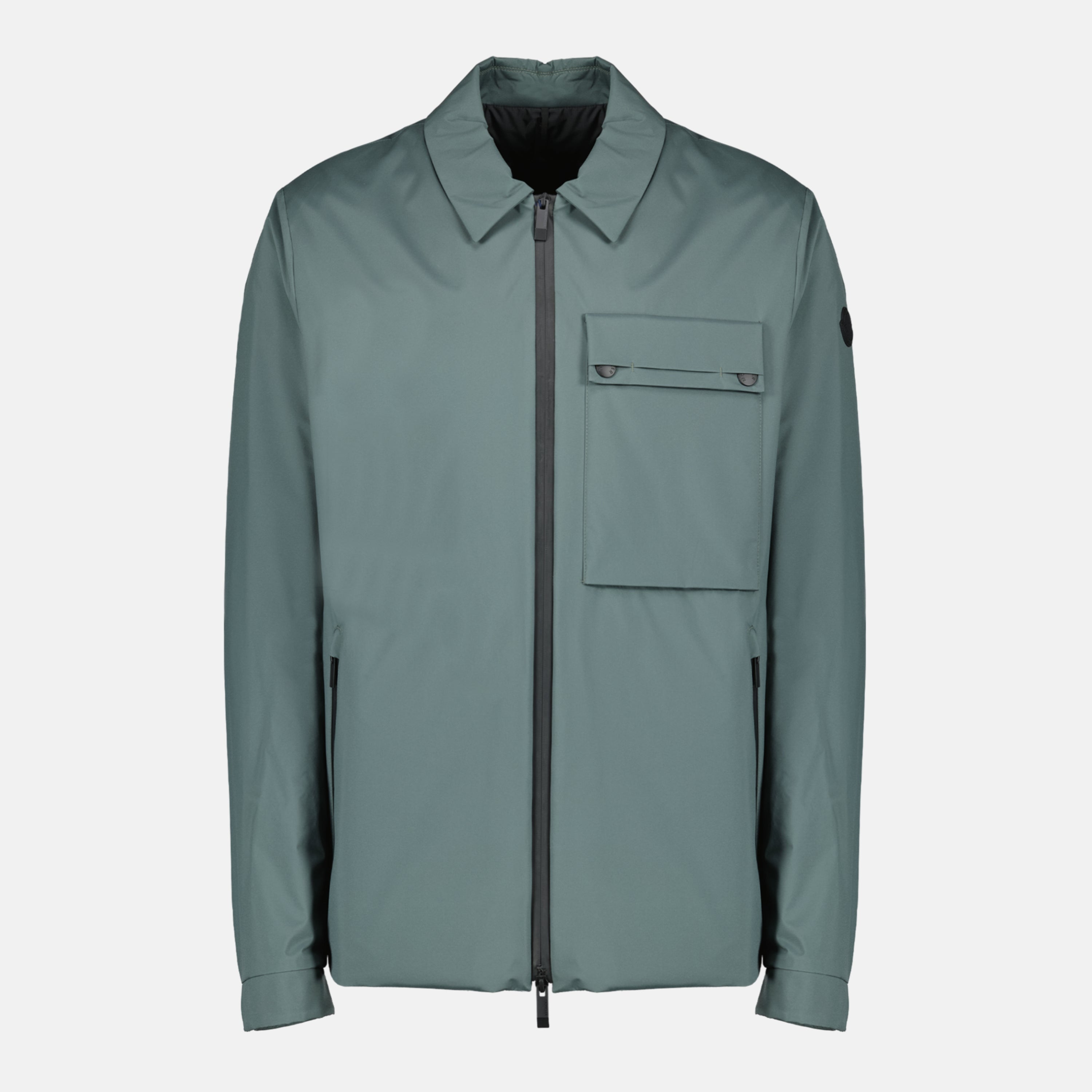 Image de l'article Veste Tortisse verte en nylon de la marque Moncler pour Homme - Saison Printemps-Été 2024 - Vue de Face