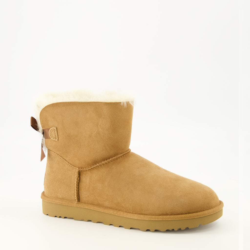 Bottines Mini Bailey Bow II Boots Brown Ugg Marron Femme