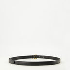 Imagen del artículo Cinturón de cuero negro de la marca Miu Miu para Mujer - Temporada Primavera-Verano 2026 - Vista Trasera