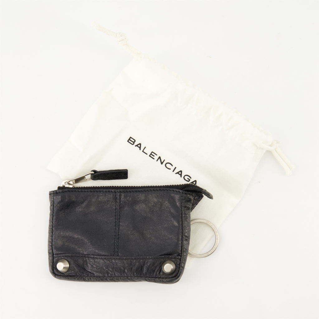 Kleine lederwaren Portemonnaie City Balenciaga Schwarz Homme