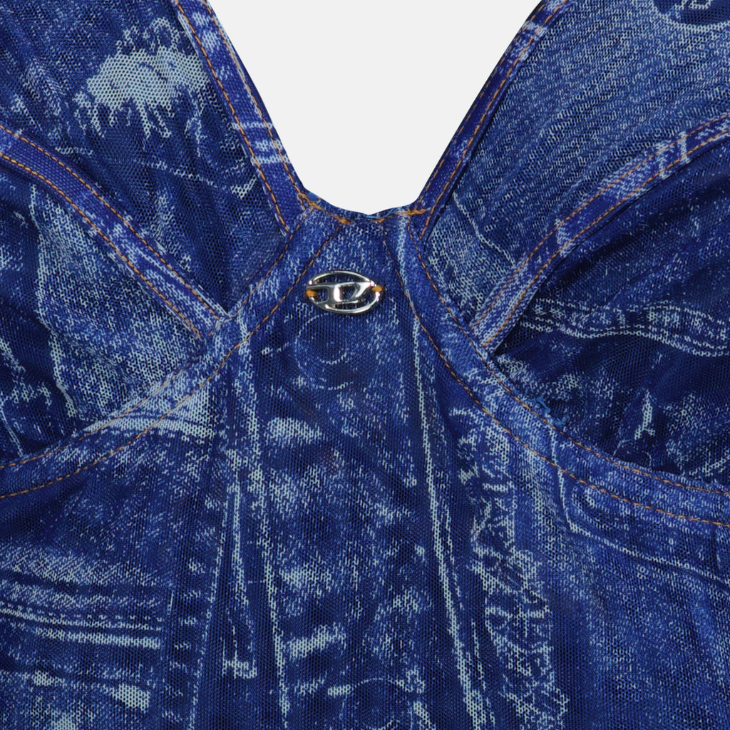 Image de l'article Body Bridget-DNM bleu jean de la marque Diesel pour Femme - Saison Printemps-Été 2026 - Vue détaillée_1