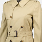 コート ショートトレンチコート Burberry ベージュ Femme