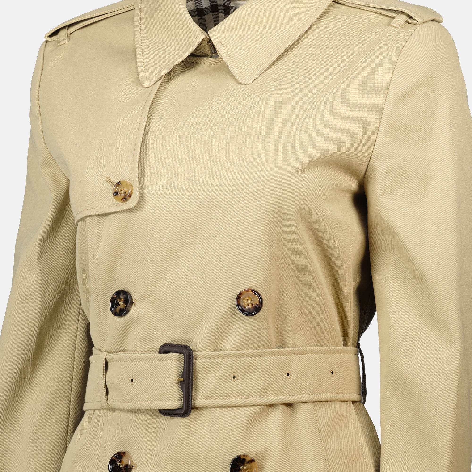 コート ショートトレンチコート Burberry ベージュ Femme