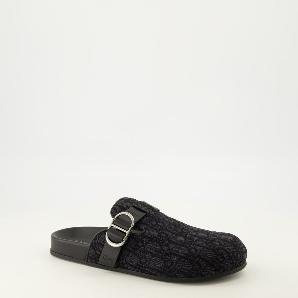 Chaussures ouvertes Mules Aqua Black Dior Dior Noir Homme