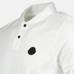 Poloshirts Polo à logo Moncler Weiß Homme