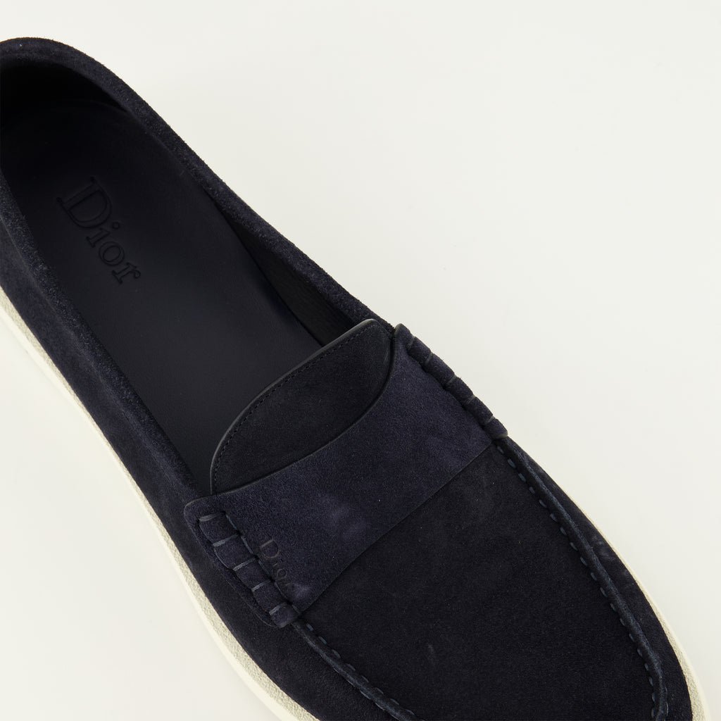 Mocassins Granville Mocassini Blu Navy Dior Bleu foncé Homme