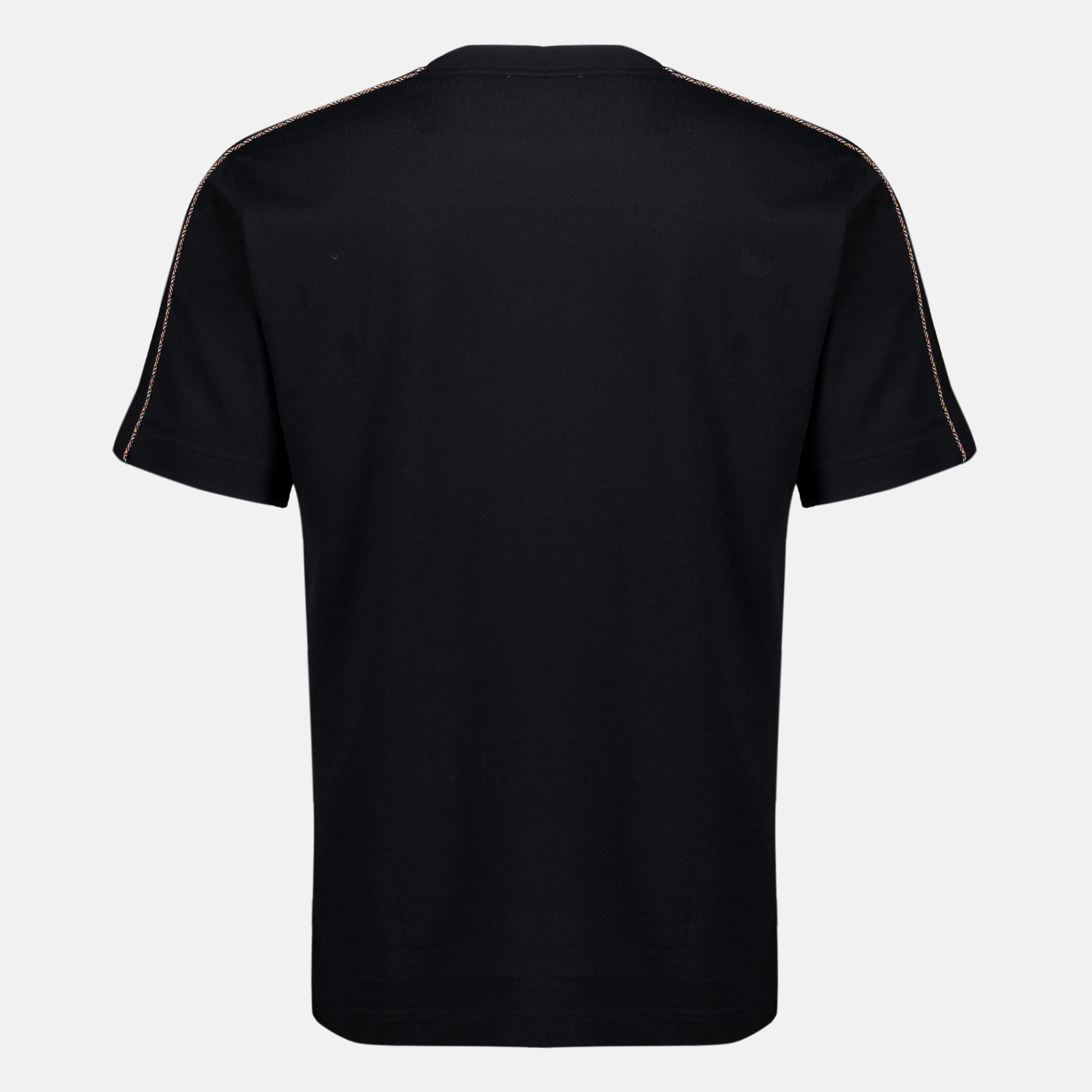T-shirts T-shirt noir à liseré Burberry Noir Homme