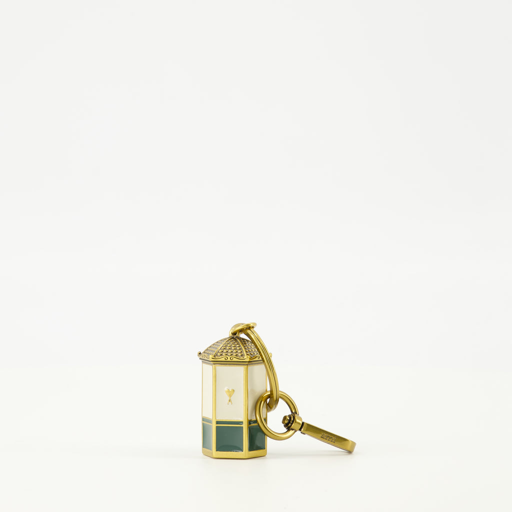 Immagine del portachiavi kiosk in metallo del marchio Ami PARIS per Unisex - Stagione Primavera-Estate 2026 - Vista Posteriore