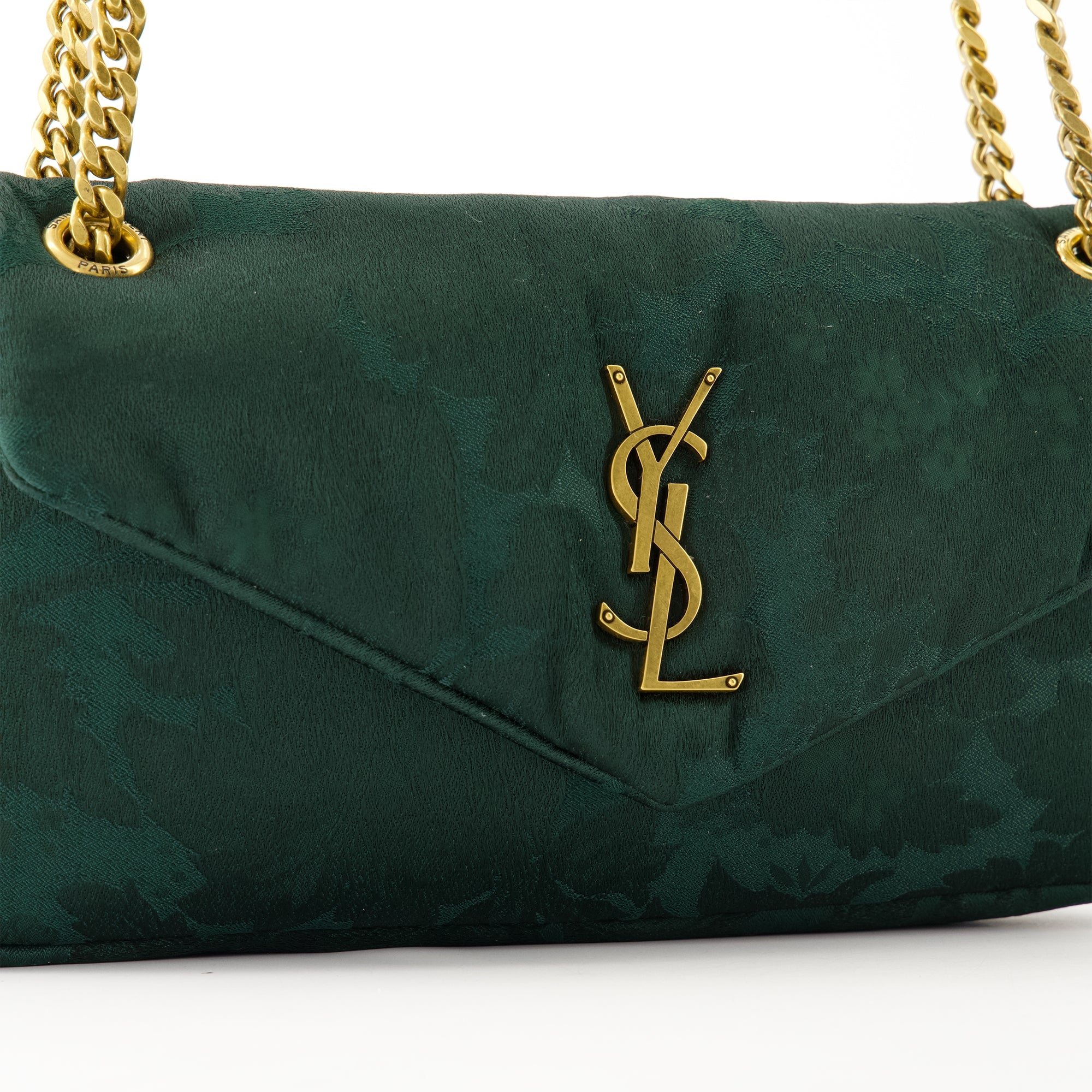 Sacs à main et épaule Sac Calypso small Saint Laurent Vert Femme