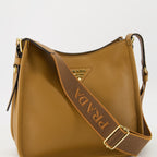 Borse a mano e a spalla Borsa Hobo in Pelle Prada Marrone Femme