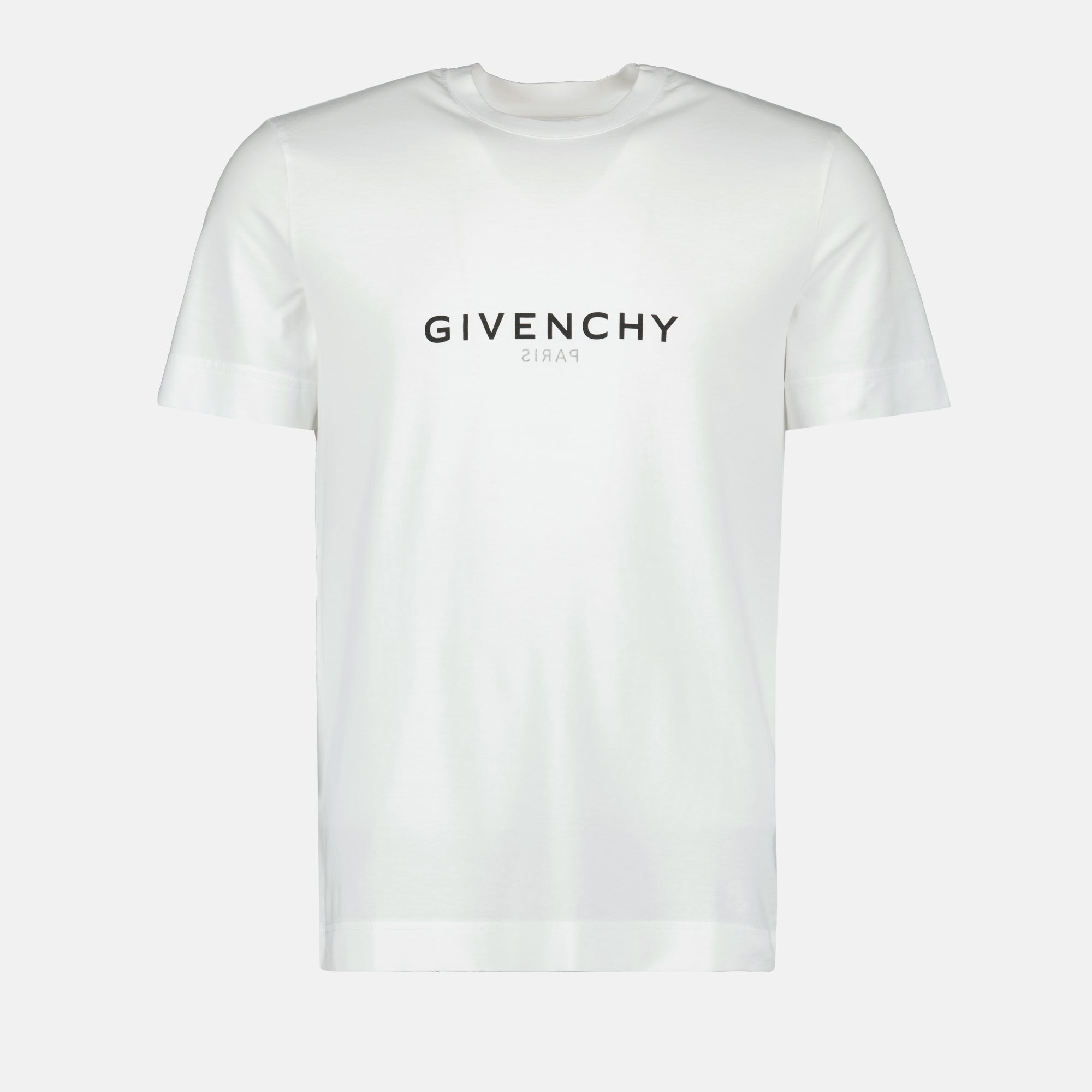T-shirts T-shirt à logo inversé Givenchy Blanc Homme