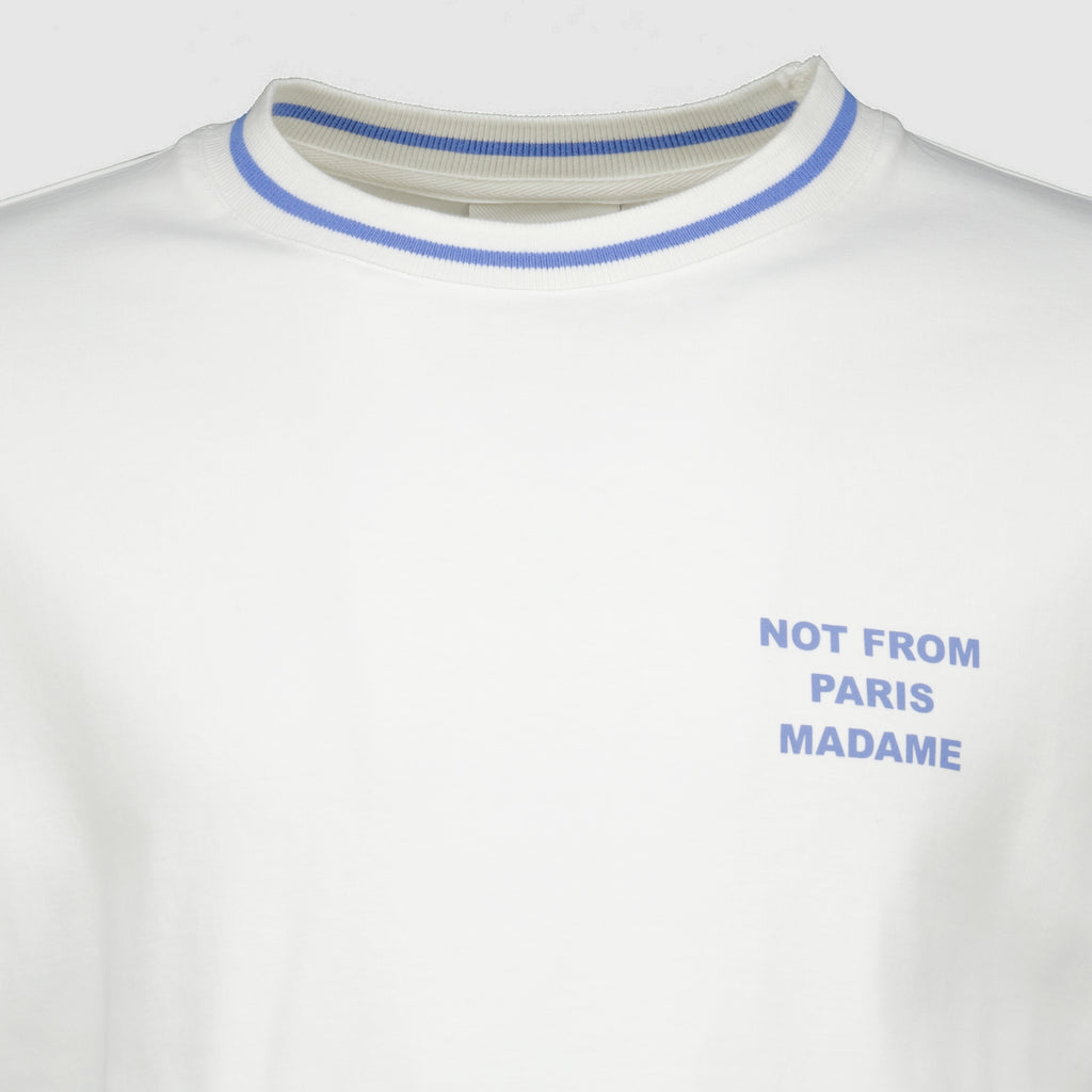 T-shirts T-shirt Slogan sport blanc Drole De Monsieur Blanc Homme