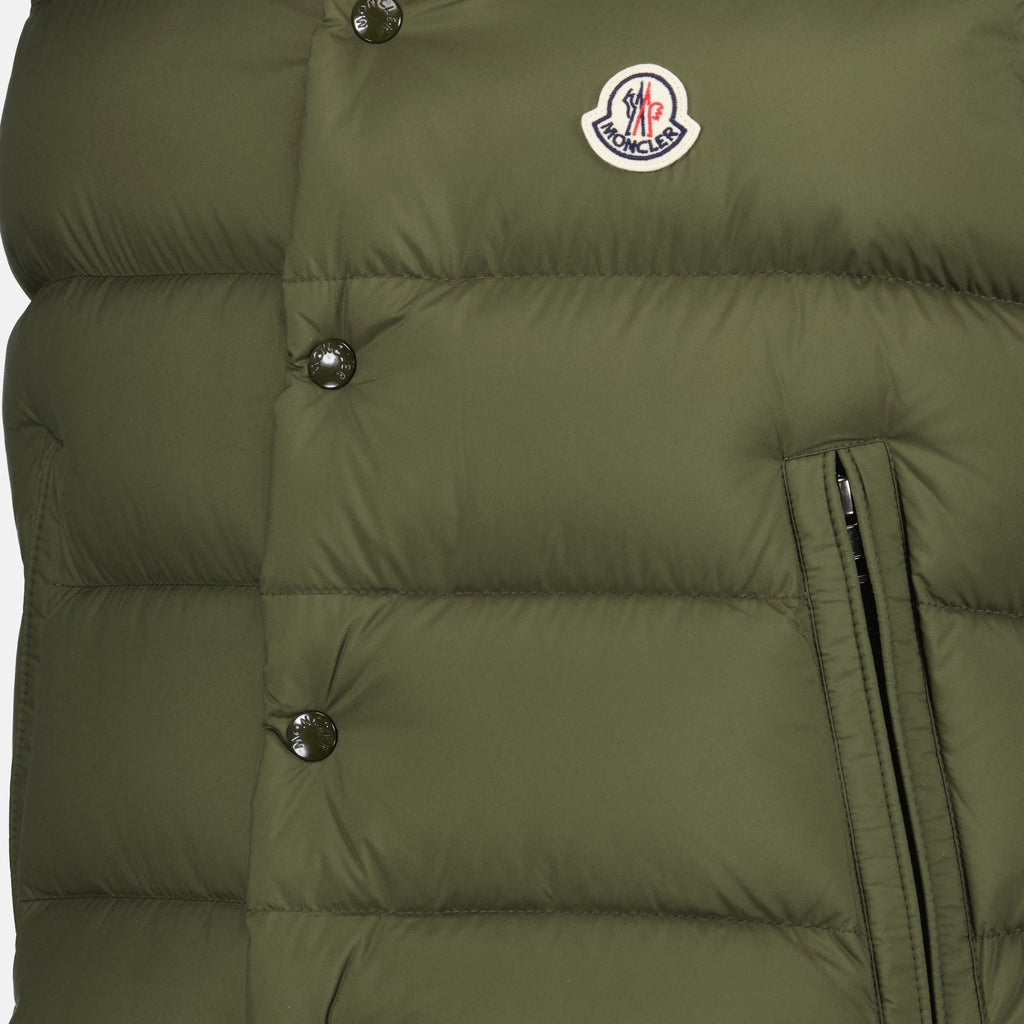 Vestes Doudoune sans manches Tibb kaki Moncler Kaki Homme