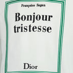 Image de l'article T-shirt blanc à broderie Book Cover en coton de la marque Dior pour Homme - Saison Printemps-Été 2026 - Vue détaillée_1
