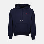 Sweatshirts Ami de Coeur Kapuzenpullover Ami PARIS Dunkelblau Unisex
