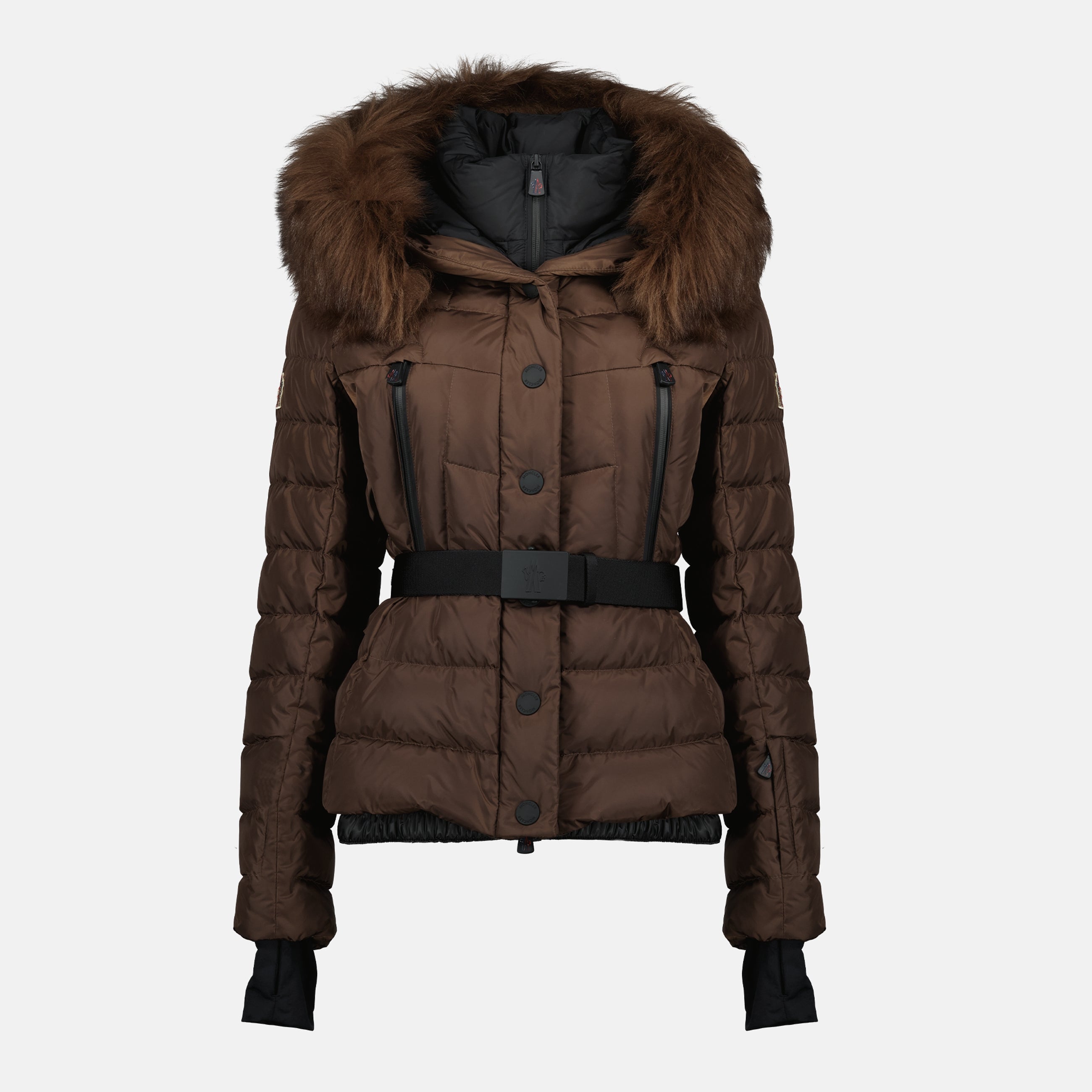 Image de l'article Doudoune Beverley marron de la marque Moncler Grenoble pour Femme - Saison Automne-Hiver 2025 - Vue de Face