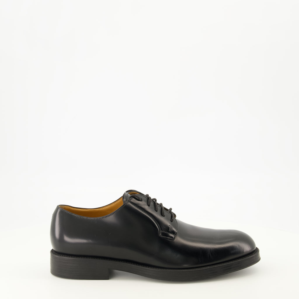 Chaussures de ville ブラックレザー ダービー Tod's Noir Homme