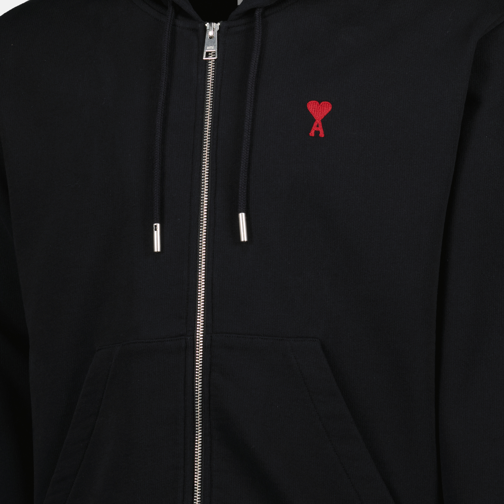 Felpe Felpa con zip Ami de coeur Ami PARIS Nero Homme