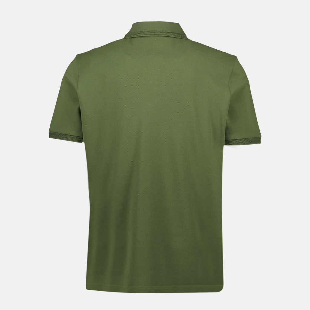 Polos Polo en coton piqué Moncler Vert Homme