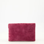 Imagen del artículo pequeña cartera Cassandre en ante púrpura de la marca Saint Laurent para Mujer - Temporada Primavera-Verano 2026 - Vista Trasera