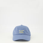 Imagem da Coroa Slogan azul da marca Drole De Monsieur para Homem - Temporada Primavera-Verão 2026 - Vista Frontal