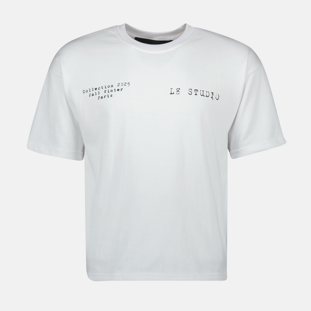 T-shirt T-shirt Virgin L8 Studio Bianco Homme