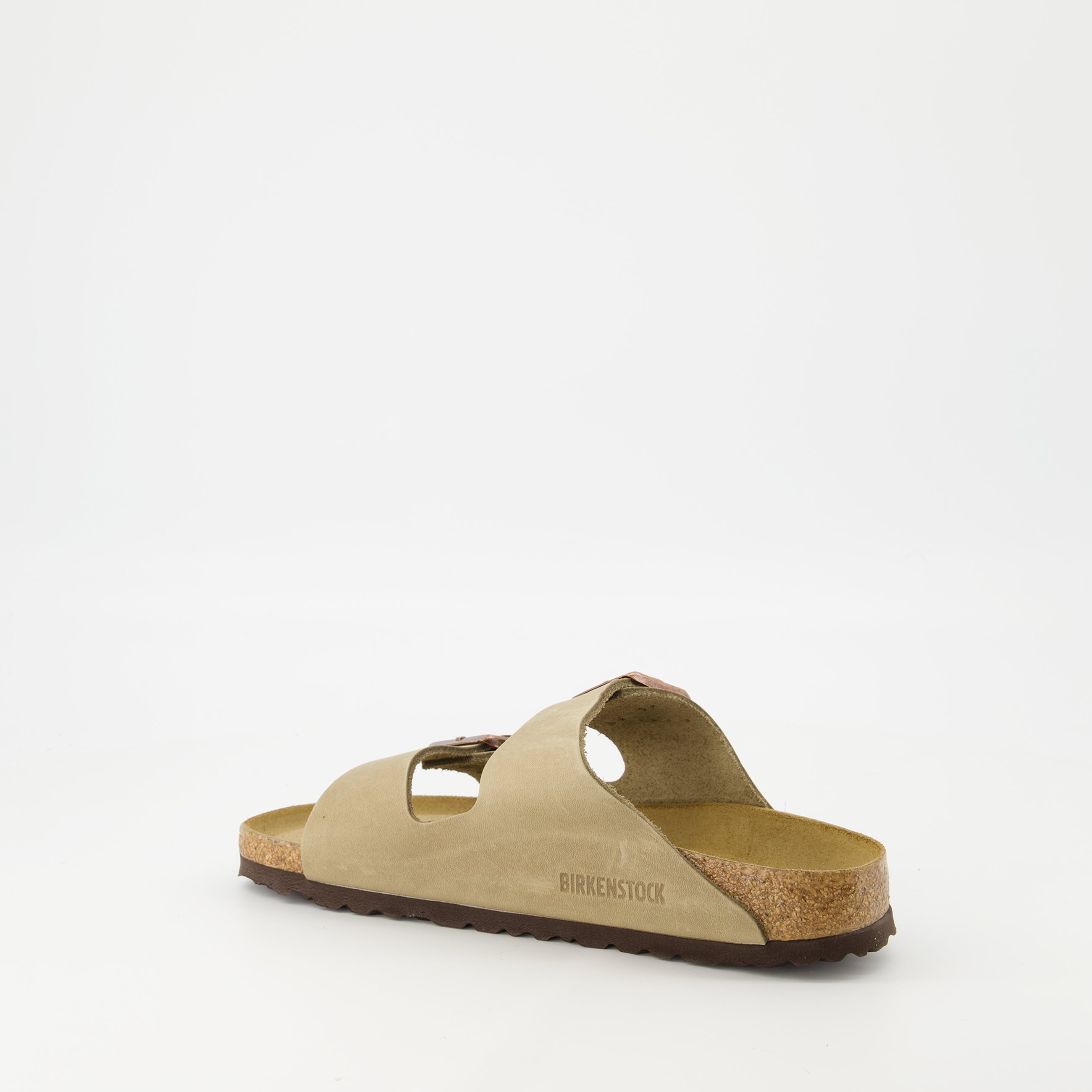 Chaussures ouvertes Sandalias Arizona Birkenstock Beige Femme