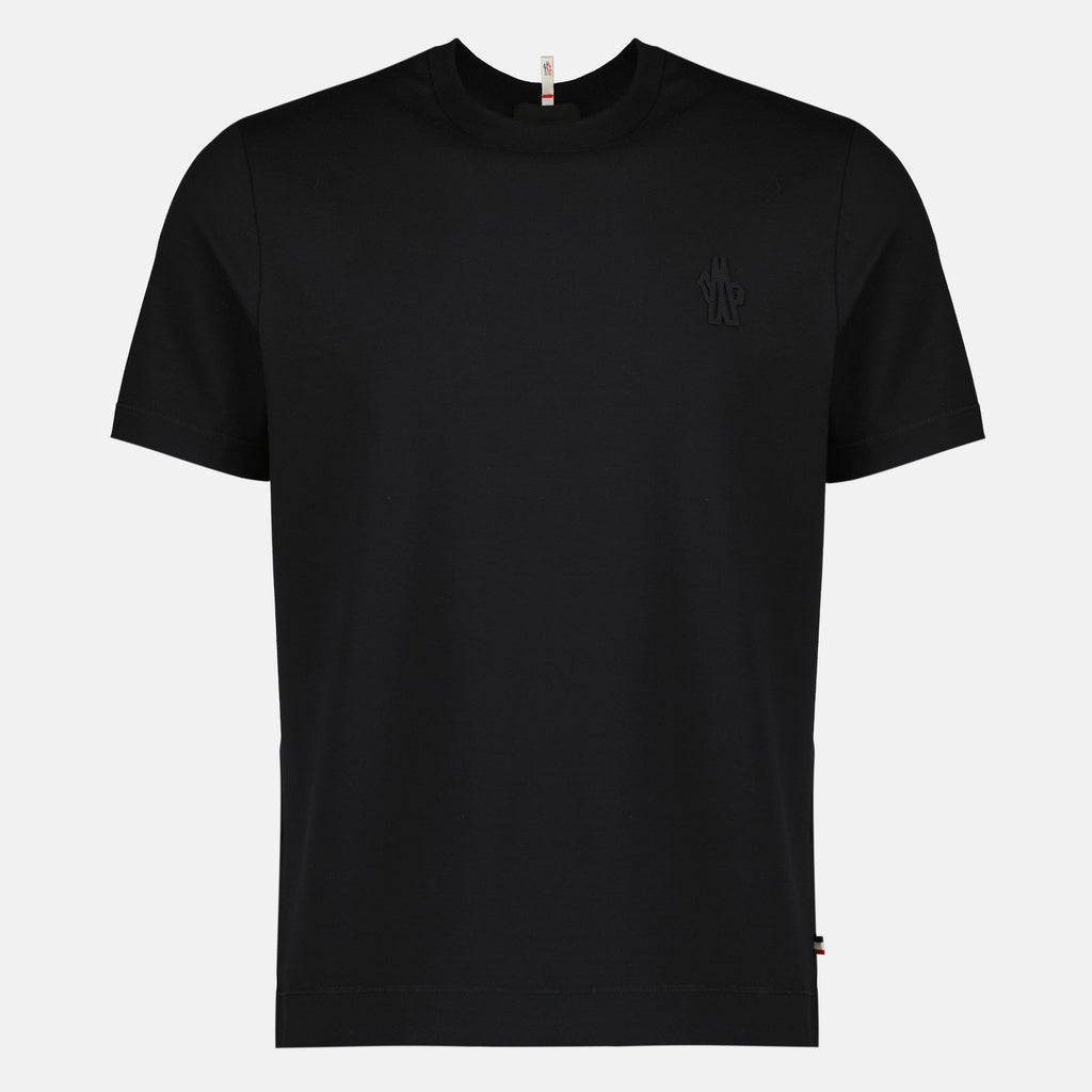 T-shirts Conjunto de tres camisetas de algodón en negro, beige y caqui Moncler Grenoble Multicolore Homme