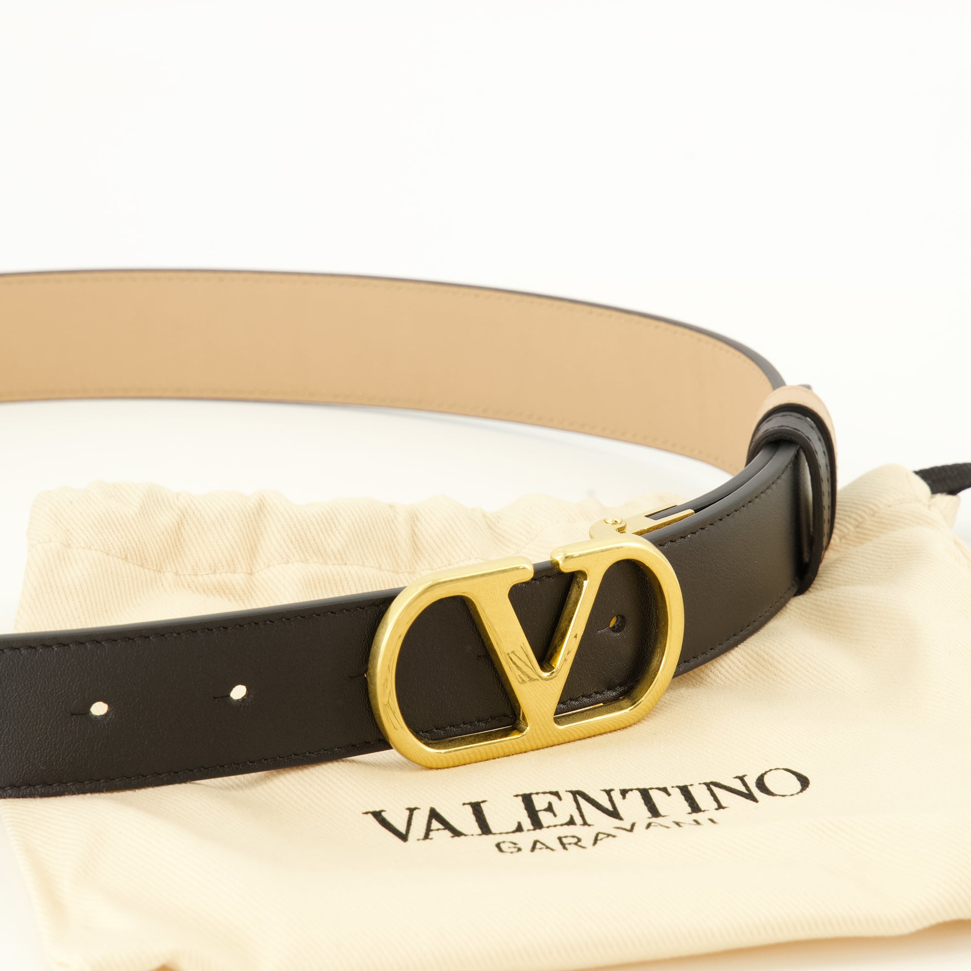 Ceintures Beige Reversible VLogo Belt Valentino Garavani Beige Femme