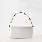 Bolsas de mão e de ombro Saco de Couro Lamé VLogo Valentino Garavani Prata Femme