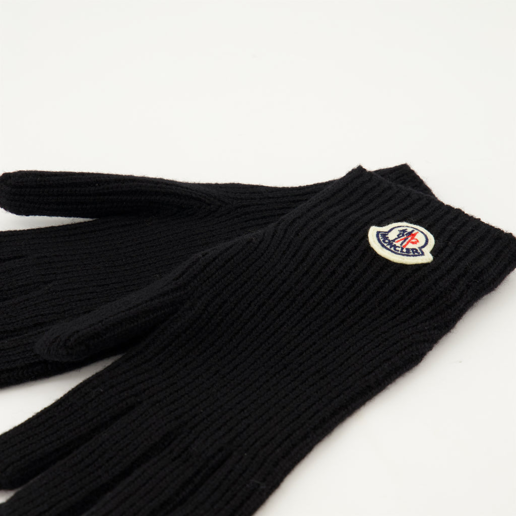 Écharpes, foulards et gants Gants en laine Moncler Noir Homme