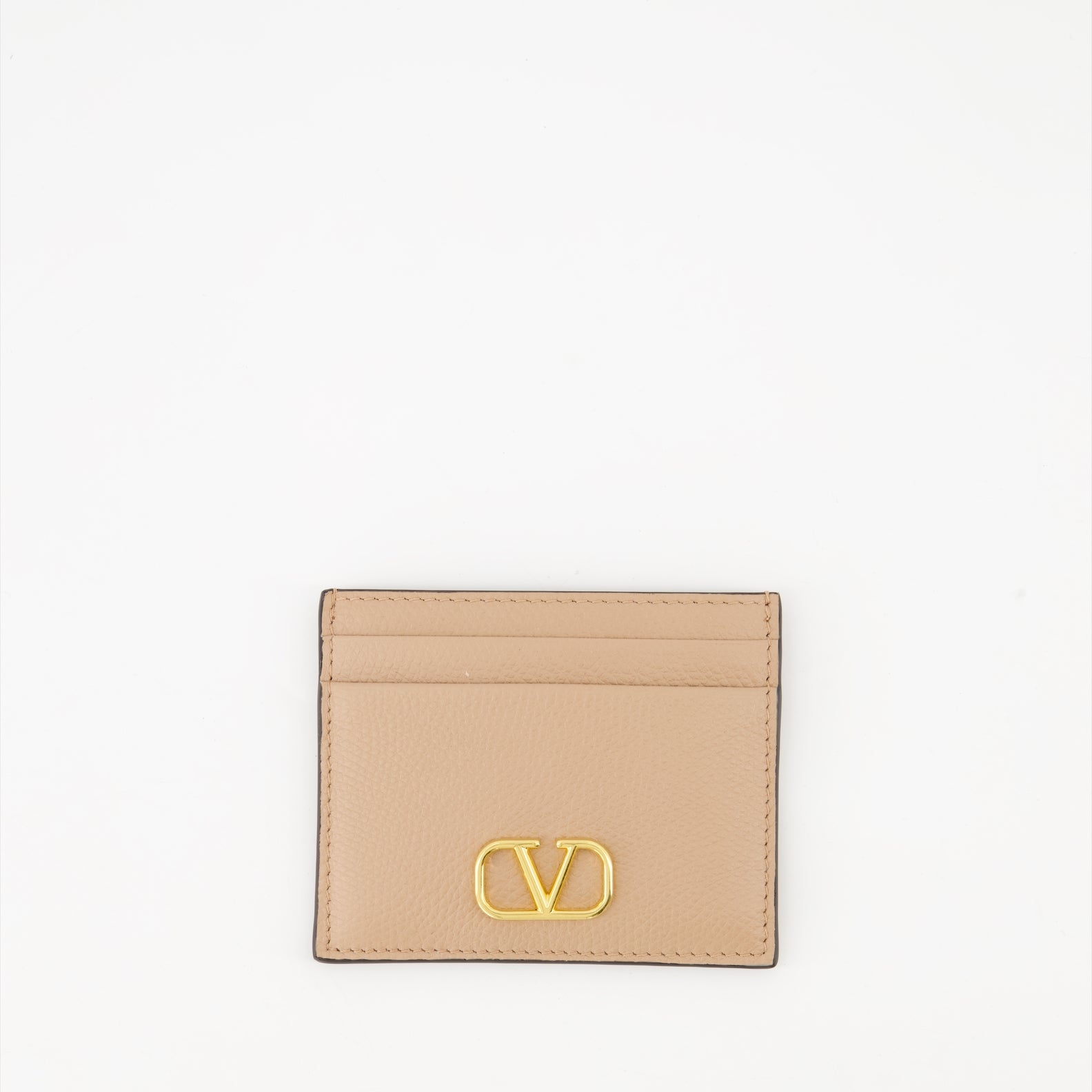 Small leather goods VLogo Card Holder Valentino Garavani Pink Femme