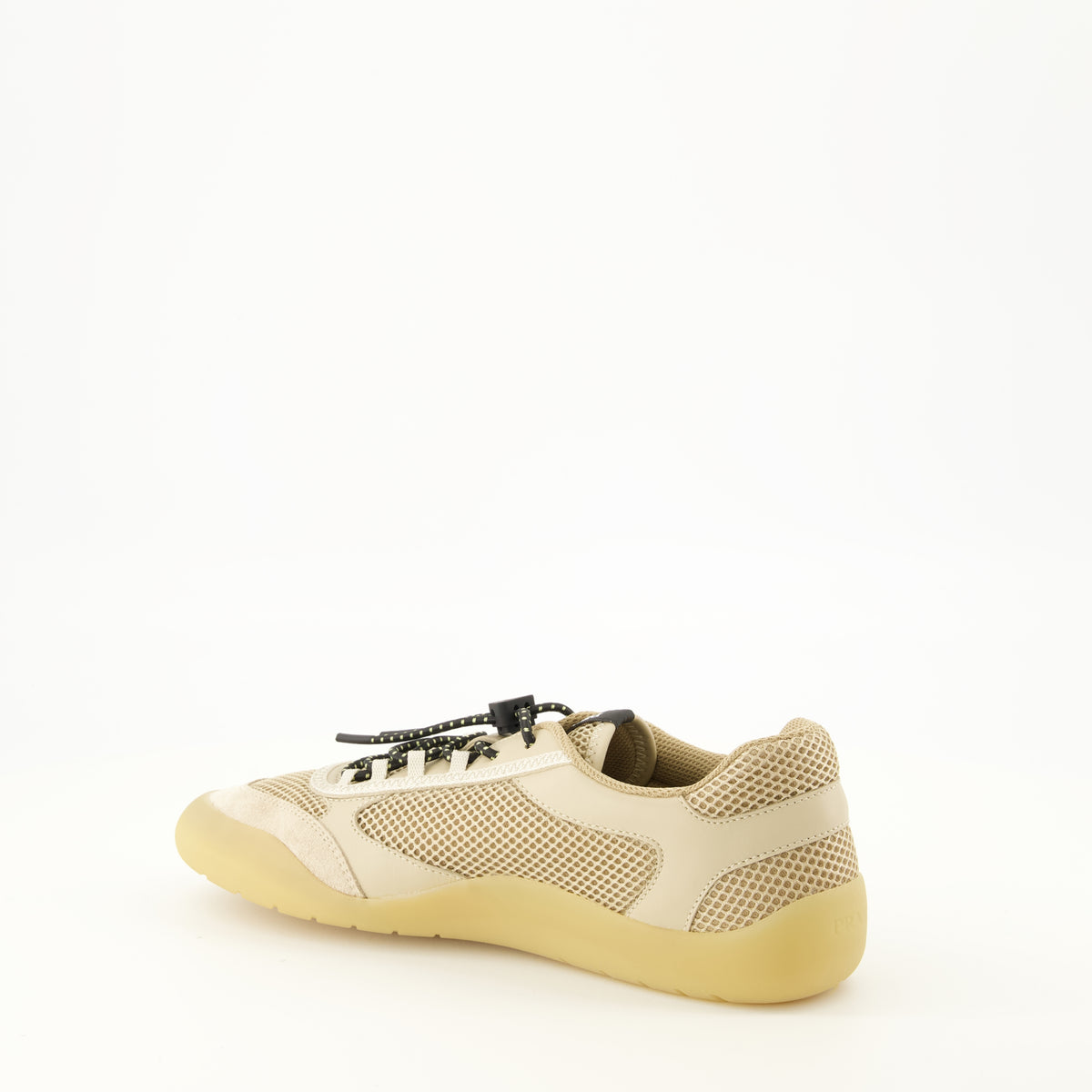 Baskets Beige Mesh Sneakers Prada Beige Femme