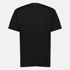 Image de l'article T-shirt noir brodé en coton de la marque Dior pour Homme - Saison Printemps-Été 2026 - Vue de Dos