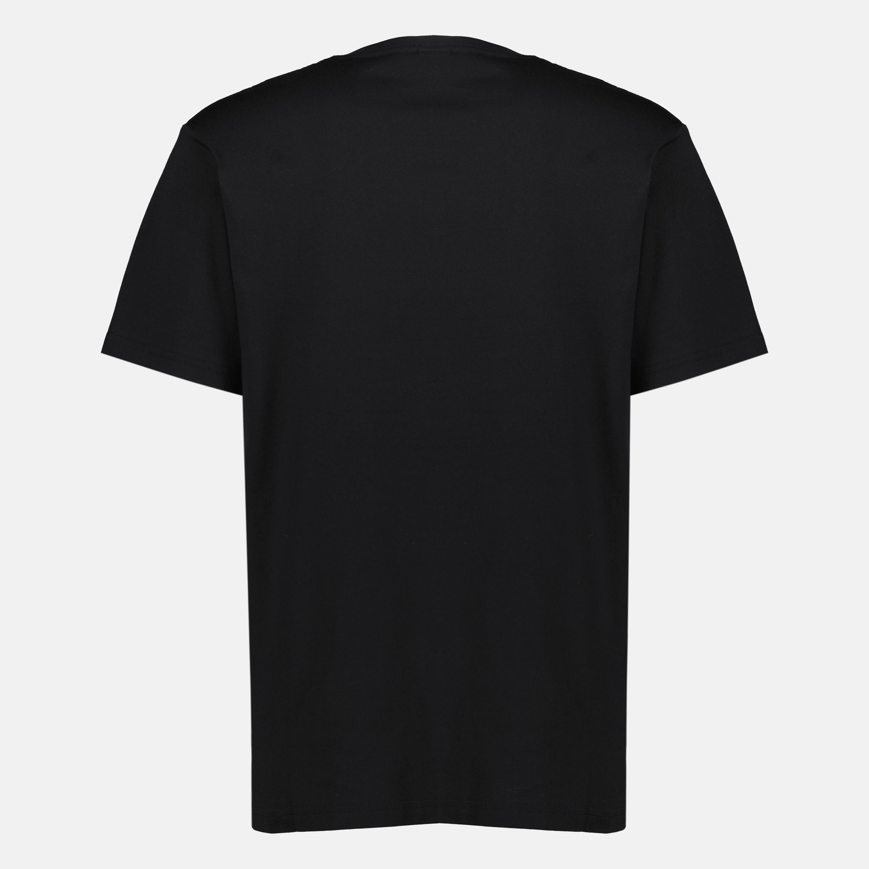 Immagine dell'articolo T-shirt nera in cotone ricamato del marchio Dior per uomo - Collezione Primavera-Estate 2026 - Vista posteriore
