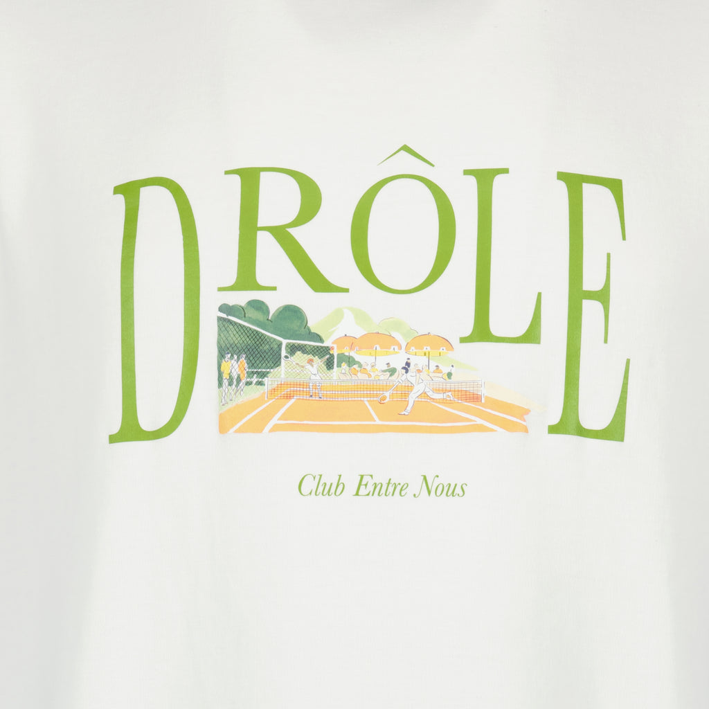 Camisetas T-Shirt Tennis Court Drole De Monsieur Branco Homme