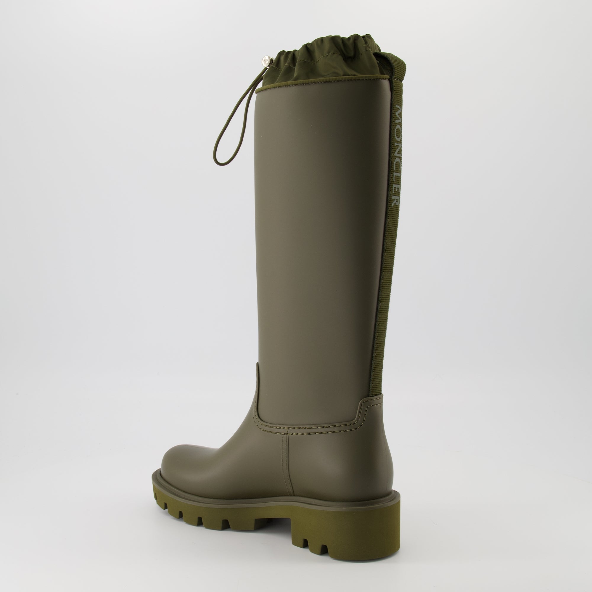 Bottes Bottes de pluie montantes Kickstream Moncler Vert Femme