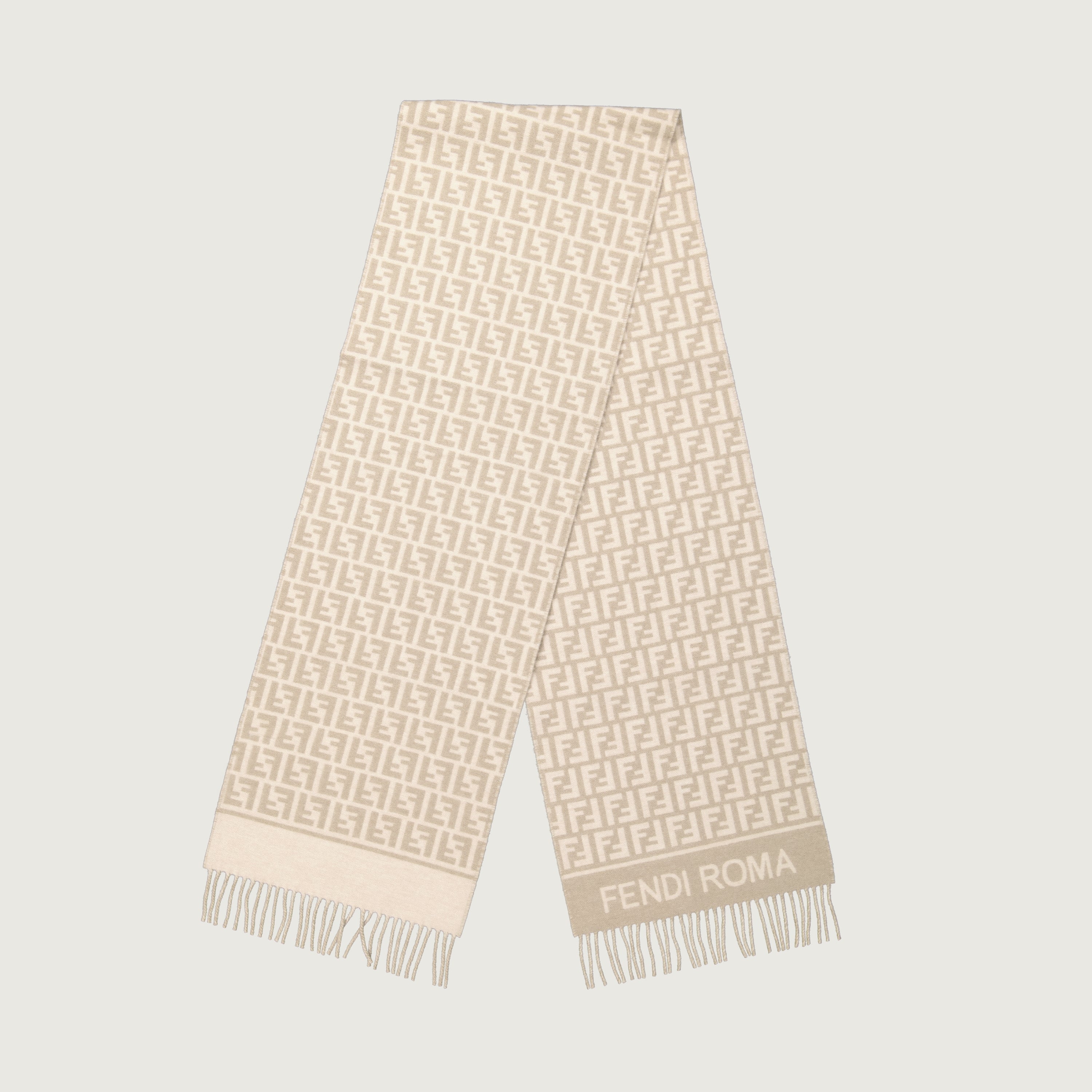 Écharpes, foulards et gants Écharpe FF Fendi Beige Femme