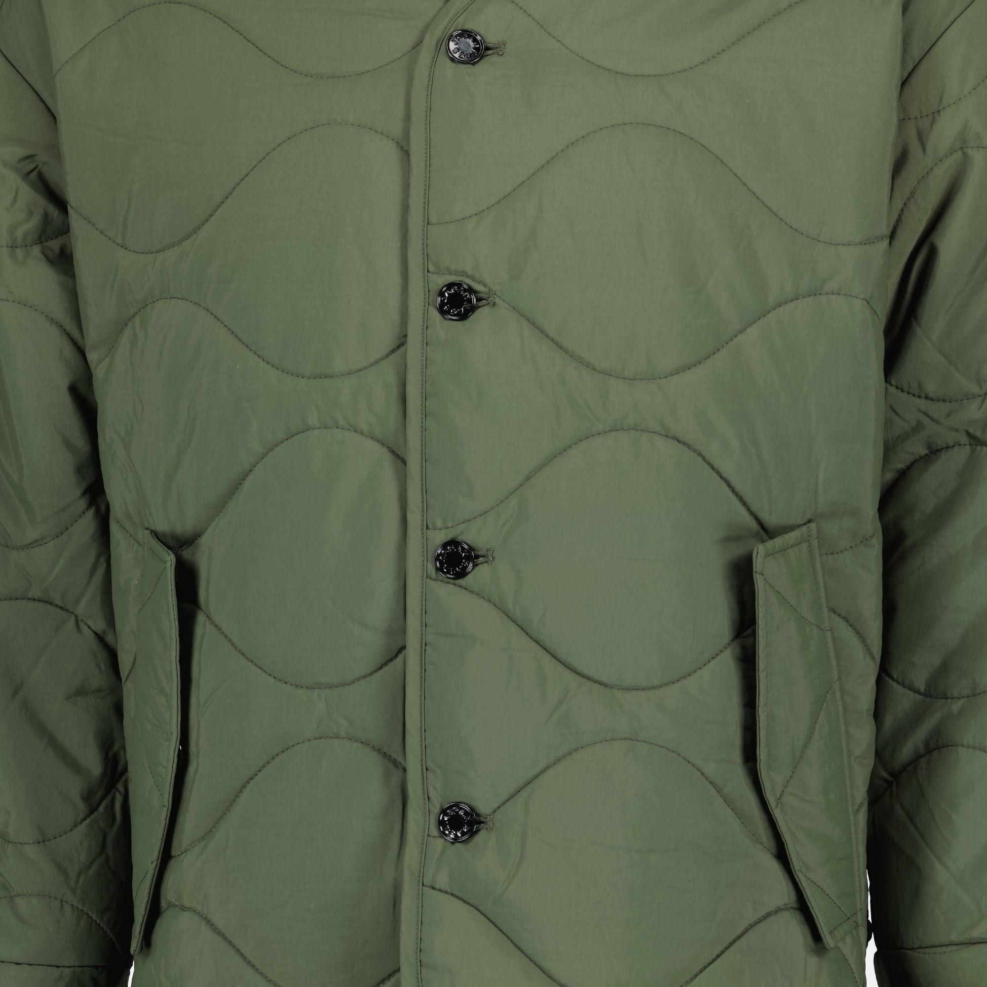 Image de l'article Veste matelassée kaki de la marque Japan Rag pour Homme - Saison Automne-Hiver 2025 - Vue détaillée_1